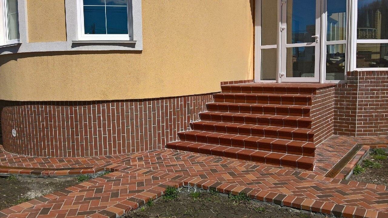 Кирпич Feldhaus Klinker Облицовочный клинкерный кирпич Feldhaus klinker K689NF sintra ardor