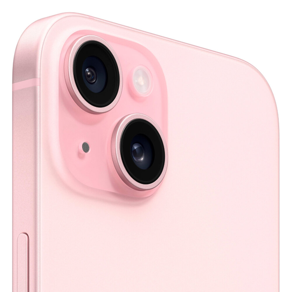 Смартфон Apple iPhone 15 128 ГБ, Dual: nano SIM + eSIM, Розовый (без RuStore) — фото 1