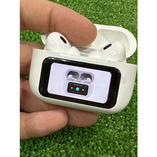 Беспроводные Наушники Air Pro 2 с экраном с дисплеем шумоподавление белые 1662₽