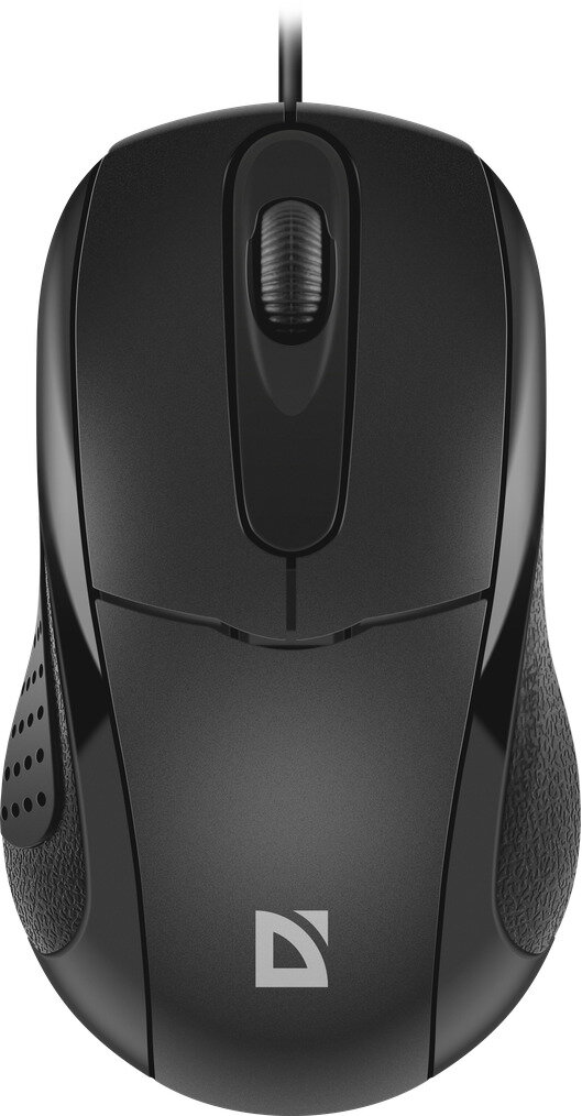 Мышь проводная Defender Standard MB-580, 1000 dpi, USB, черный (52580)