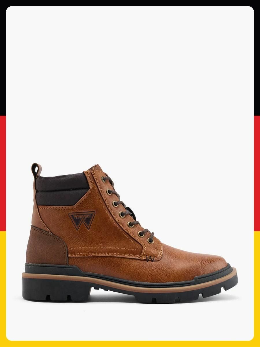 Ботинки Wrangler, размер 42 EU, коричневый