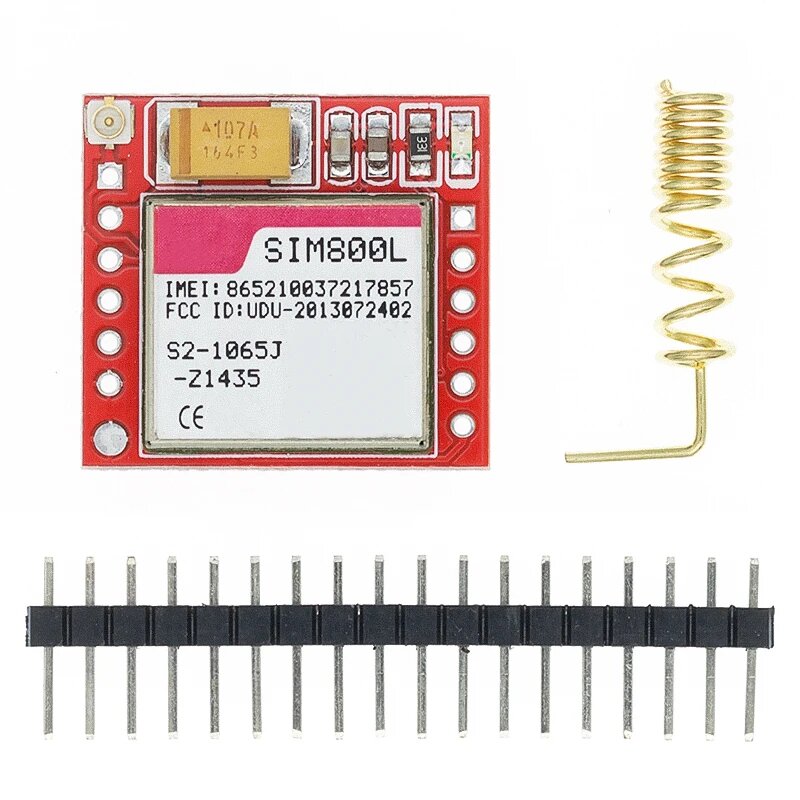 SIM800L GSM модуль AITEWIN ROBOT, SIM800L red