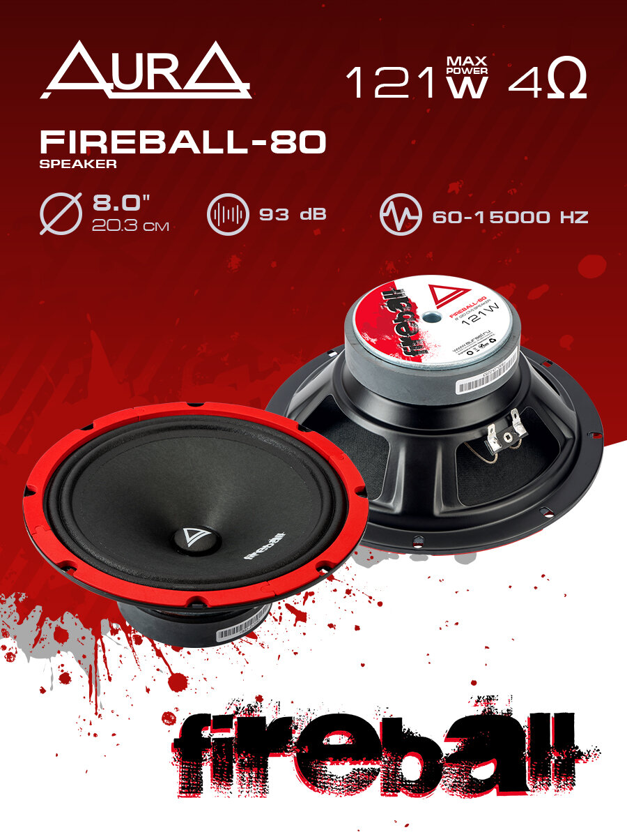 Эстрадная акустика AurA FIREBALL-80