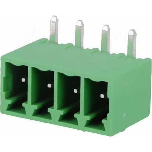 Клеммник разъемный DEGSON 15EDGRC-3.5-04P-14-00A(H) 3500мкм 4 полюса угловой 90 град. гнездо 1шт