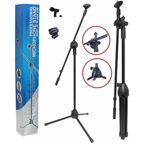 фото Микрофонная стойка журавль pro-5 с двумя держателями для микрофона pantogroff