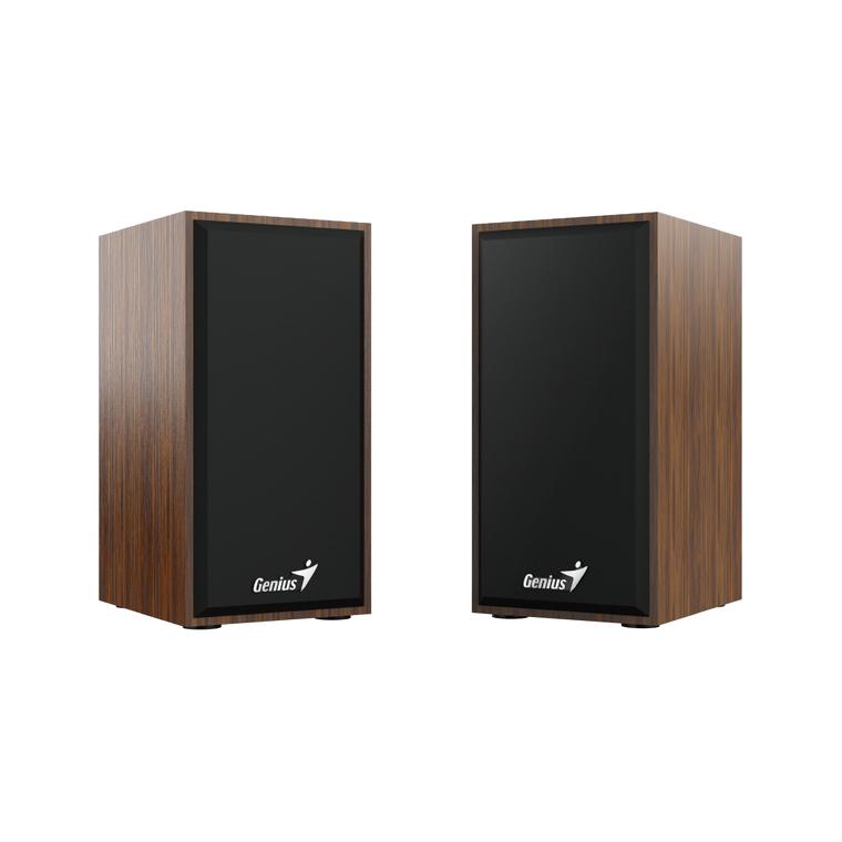Колонки 2.0 Genius SP-HF180, дерево Стерео, 6Вт, пластик, mini-Джек