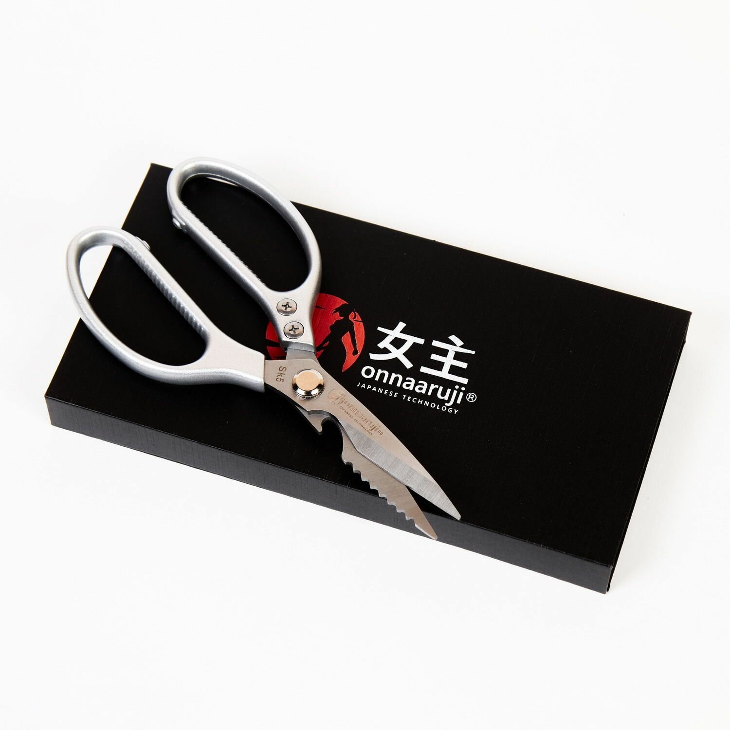 Ножницы кухонные универсальные Onnaaruji 21см. Для птицы и рыбы, нарезки зелени.