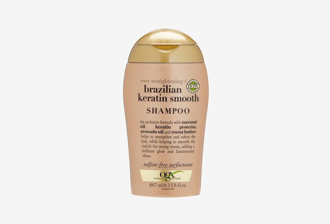 Шампунь разглаживающий для волос OGX Brazilian Keratin 88.7 мл