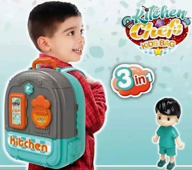 Игровой набор "Кухня", интерактивный, 1 предмет, оранжевый/серый