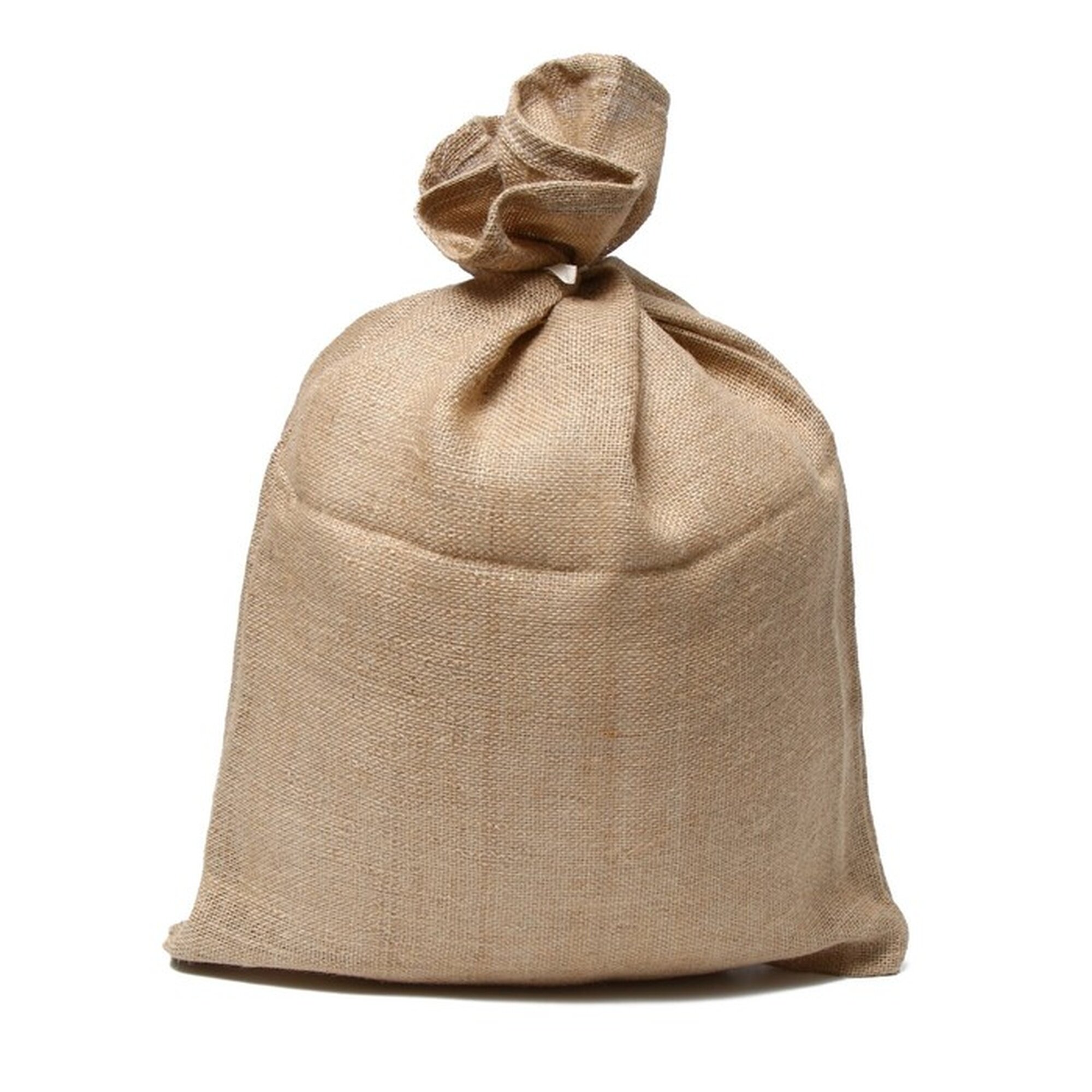 Мешок джутовый 45 × 60 см плотность 315 г/м² плетение 46 × 40 нитей с завязками