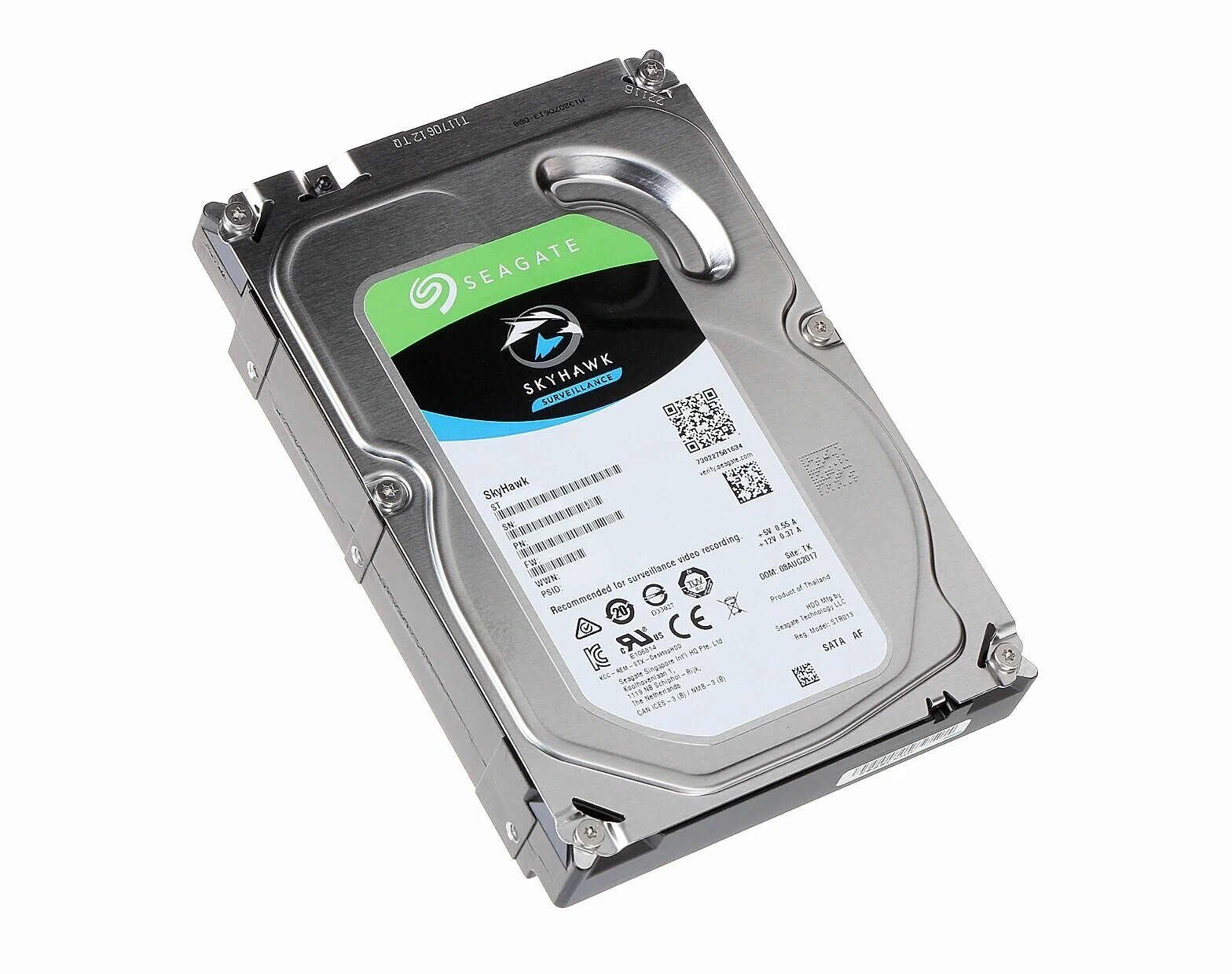Жесткий диск SkyHawk Seagate 2TB ST2000VX008, интерфейс SATA 6GB/s