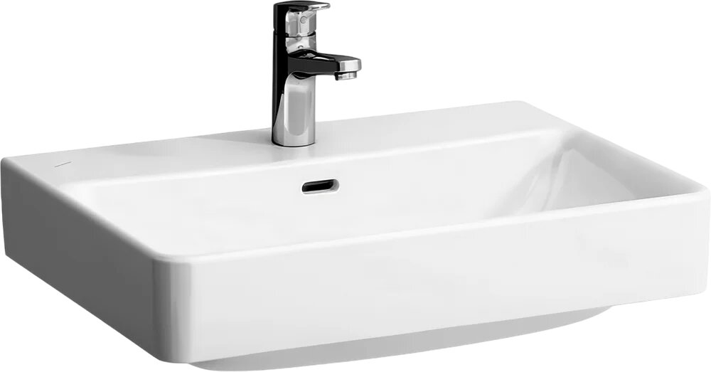 Laufen Pro S 8.1396.5.000.104.1 85 фарфоровая, белая, прямоугольная, подвесная