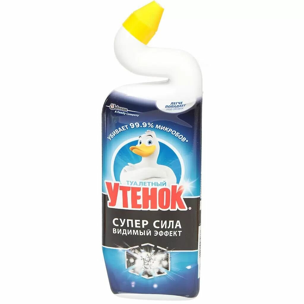 Средство для унитаза Туалетный Утенок Супер Сила Видимый Эффект 500 мл 696892
