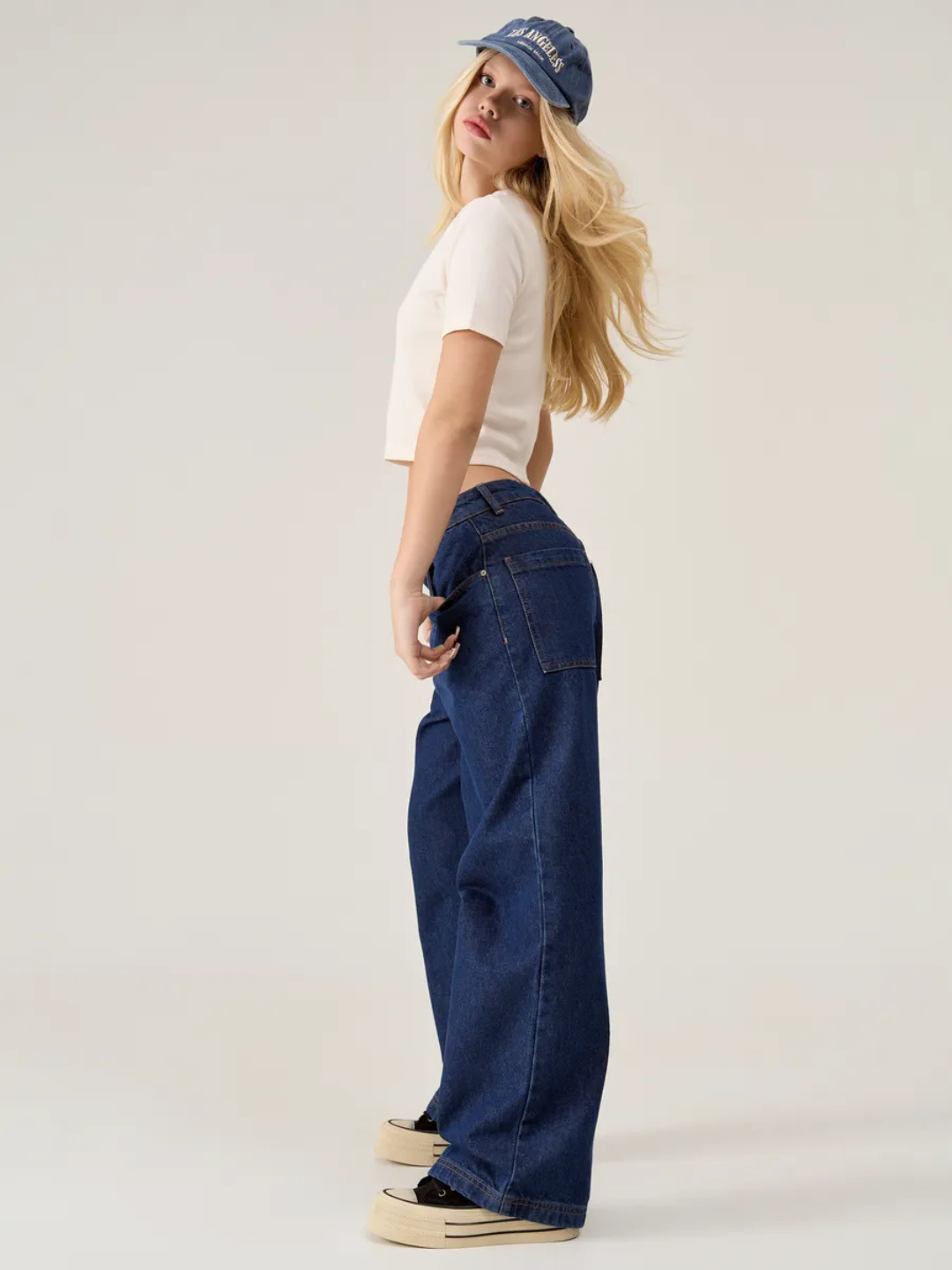 Джинсы  1, размер 158, синий — фото 1