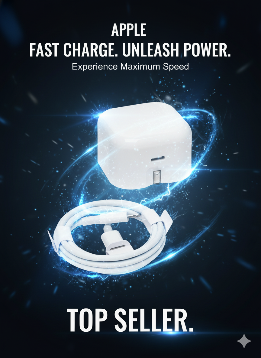 Зарядное устройство для iPhone, 35 Вт, адаптер питания USB-C, кабель USB-C Lightning