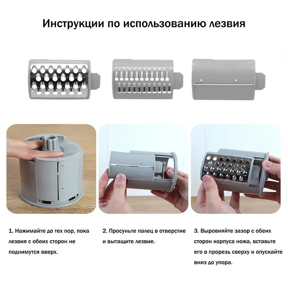 Фрукто-овощерезка электрическая белая ABS пластик 140 X 160 X 290 мм — фото 1