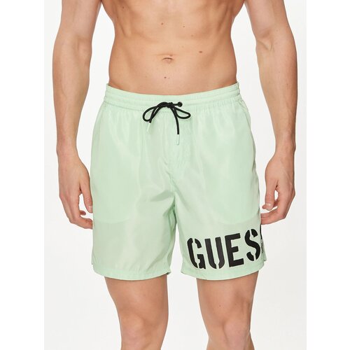 Шорты для плавания GUESS, размер XL, зеленый шорты для плавания guess размер xl зеленый