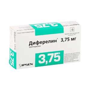 Диферелин лиоф. д/приг. сусп. для в/м введ. фл., 3.75 мг, 1 шт.