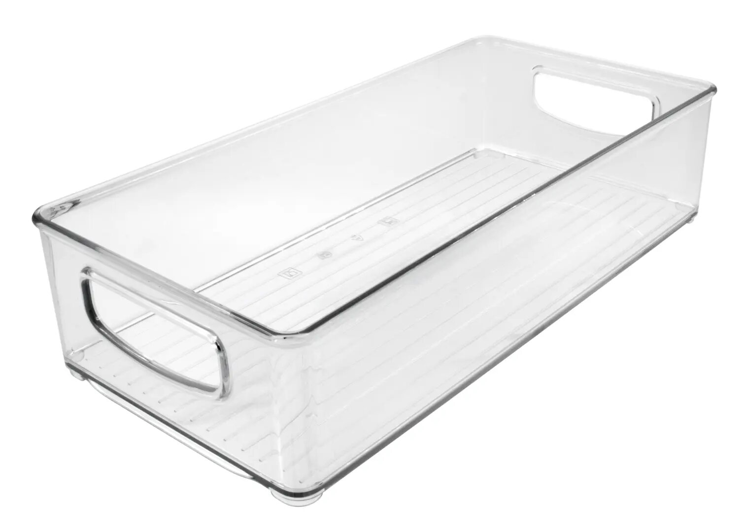 Емкость для холодильника 1 отсек Delinia LM 15.2x7.5x31.23 см пластик цвет прозрачный