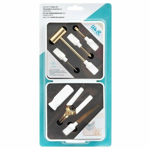 Набор инструментов Mini Maker's Tool Kit для рукоделия. American crafts. we r memory keepers сменный нож punch board refill blade 60593000