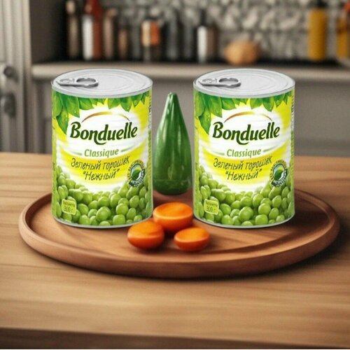 Bonduelle Горошек нежный, 300 г, 2 шт