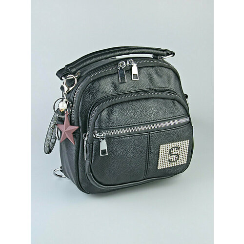 фото Рюкзак , фактура зернистая, черный babak