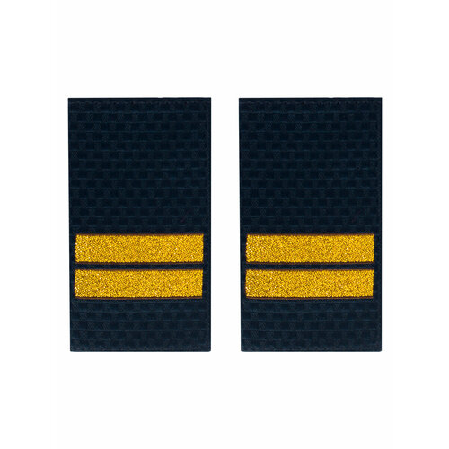 фальш погоны полиция темно синие ткань rip stop младший сержант вышитые пара Фальш погоны Полиции нового образца звание Младший сержант 9х5 см