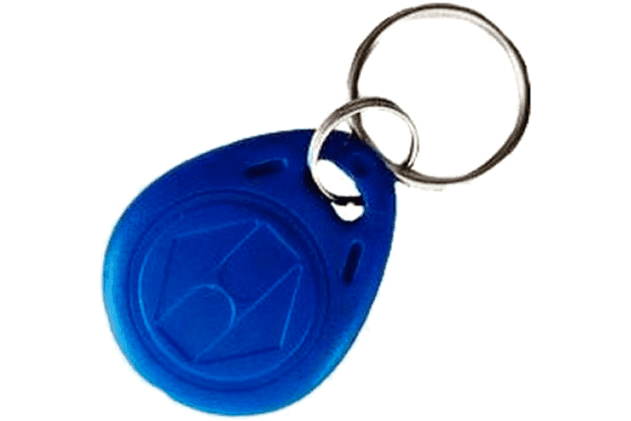 Брелок формата EM-Marine с кольцом , без карабина , с номером, цвет синий (AT-ID03-EM) | код AT-00713 | AccordTec ( упак.80шт.)