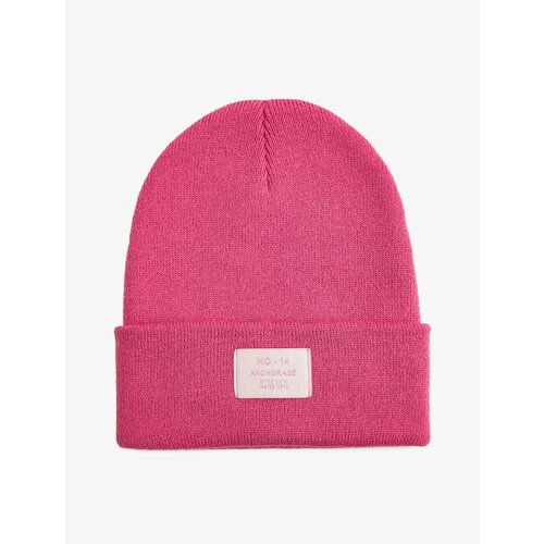 фото Шапка бини koton женская шапка, размер t, розовый