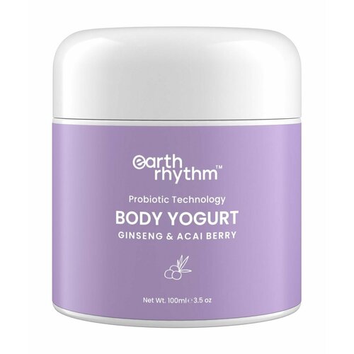 Крем-йогурт для тела с женьшенем и ягодами асаи Earth Rhythm Ginseng Acai Berry Body Yogurt 1089₽