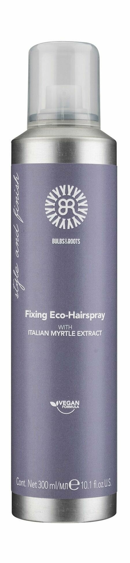 Лак для волос средней фиксации с экстрактом мирта / Bulbs&Roots Style&Finish Fixing Eco-Hairspray