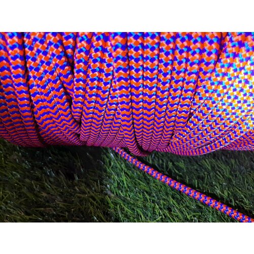 Шнур полипропиленовый плетеный 16-прядный с сердечником d-6мм