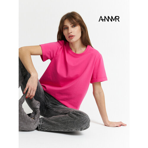 фото Футболка annemore, размер l, фуксия