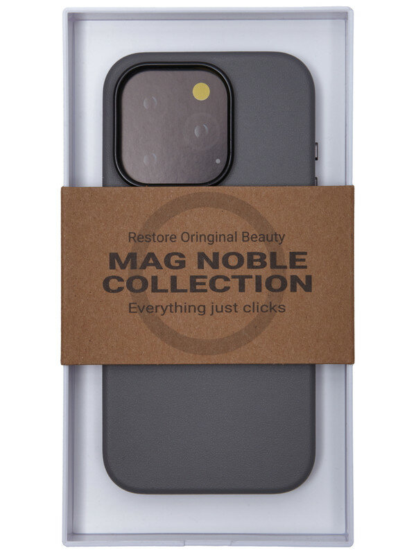 Чехол для iPhone 15 Pro NOBLE COLLECTION-Titanium Grey