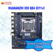 Материнская плата X99 Huananzhi QD4 2011v3 UNLOCK TURBO BOOST -70mV Анлок Турбобуст