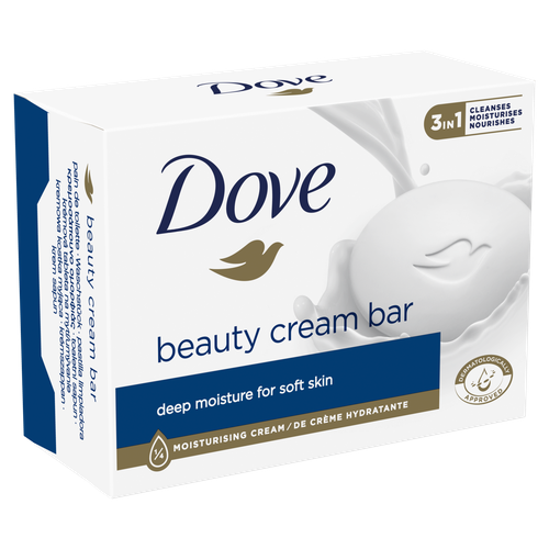 Крем-мыло Dove beauty cream bar 90 г ( Германия) dove крем мыло увлажняющее и питающее объятия нежности pink 135 г х 4 шт крем мыло кусковое туалетное дав