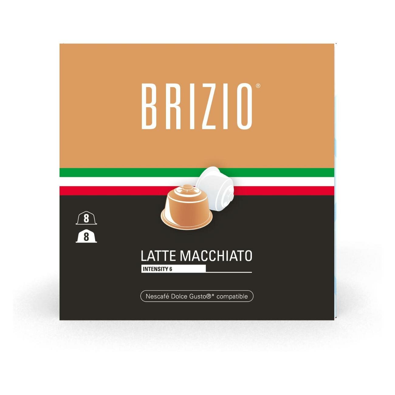 Кофе в капсулах Brizio Latte Macchiato Dolce Gusto 16 капсул - фотография № 14