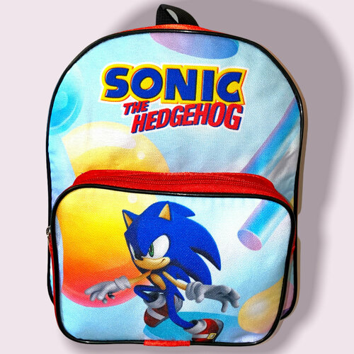 Рюкзак детский для мальчика Соник/ Дошкольный