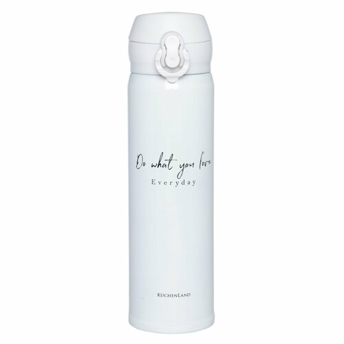 Термокружка 500 мл стальпластик белая Do what you love every day Light 1690₽