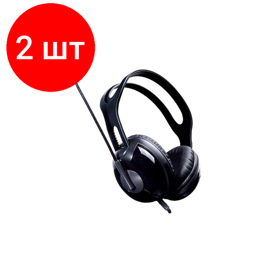 Комплект 2 штук Гарнитура Microlab K280 black компьтерная 35 мм x2 80003139 328600₽