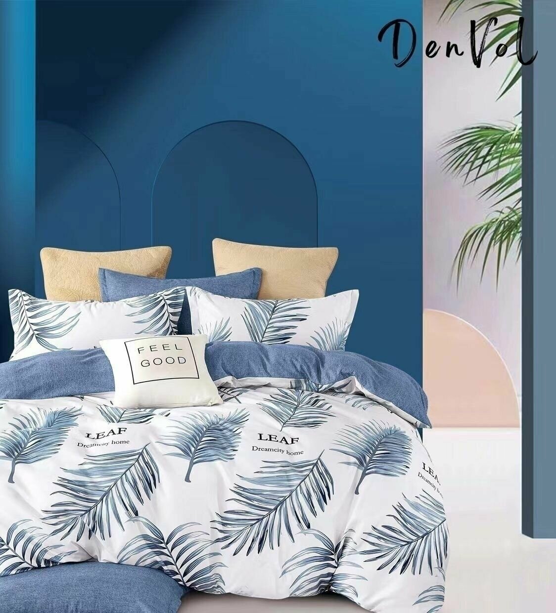 фото Комплект постельного белья 1,5 спальный/ Постельное белье Denvol Classic DENCL002