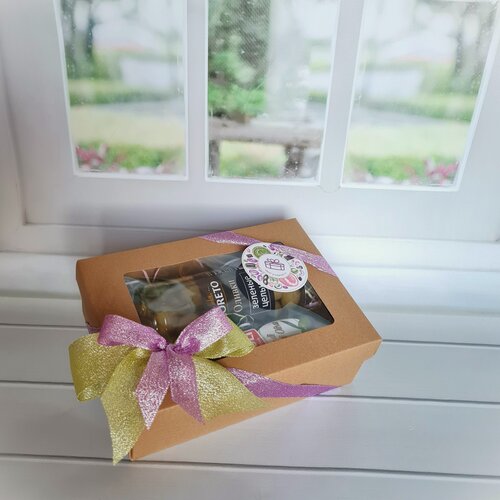 Изображение товара Подарочный набор Ideal-Podarok "Оливковая парочка", оливковый