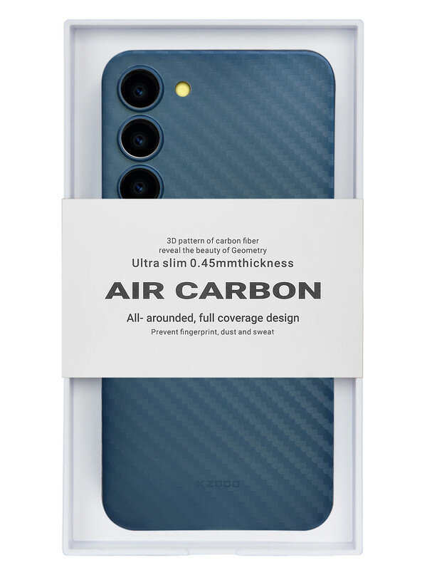 Чехол для Samsung Galaxy S24 Plus AIR Carbon-Синий