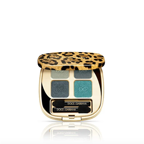 DOLCE & GABBANA Палетка теней Felineyes Intense Eyeshadow Quad, 8 Mediterranean Blue