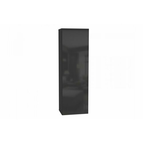 Шкаф навесной Поинт ТИП-20 (Улучшенная фурнитура) - Черный / Черный глянец