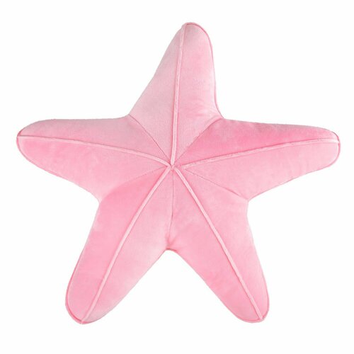 Мягкая игрушка Abtoys Морские обитатели. Игрушка-подушка Морская звезда розовая, 39 см M4859