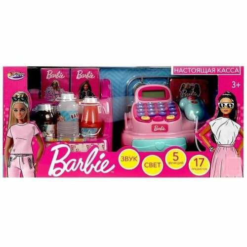 Касса Barbie свет-звук, играем вместе 1803U054-R3 набор игровой играем вместе касса с аксессуарами свет звук 302603