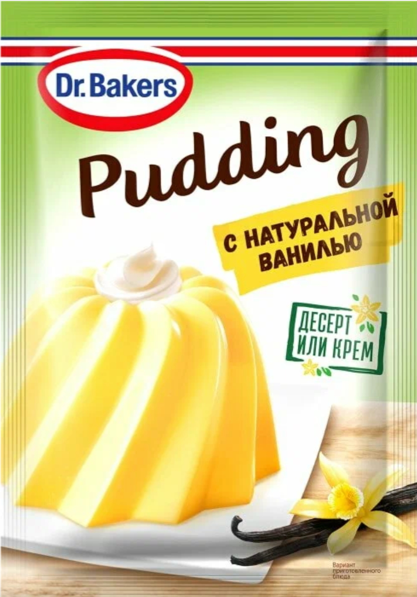 Пудинг с Натуральной Ванилью 20 уп по 35 гр Pudding