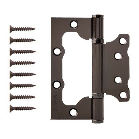 фото Петля накладная Apecs 100*75*2,5-B2-Steel-BN ( 2шт )