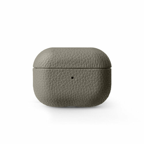 Кожаный чехол Melkco Origin Series Snap Cover для наушников Apple AirPods Pro 2, серый кожаный чехол melkco origin series snap cover для наушников apple airpods pro 2 серо голубой